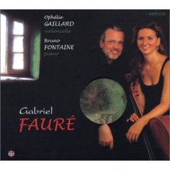 Fauré – Gaillard – Fontaine (Oeuvre pour violoncelle et piano)